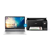 Combo Laptop HP 15-fd0004la 15.6" Core i3 256GB  8GB e Impresora multifuncional EPSON L3250